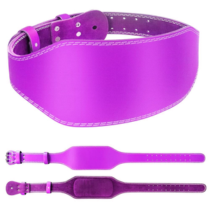 Custom Leather Gym Belt 6 Inch Weightlifting Powerlifting Belt Durable Workout Waist Support - Product Image 3