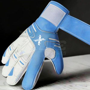 Gants de gardien de but XLITE SPORTS personnalisés pour club, antidérapants, respirants, avec logo imprimé, paume en latex, dos en mousse, sangle de poignet réglable et souple - Product Image 3