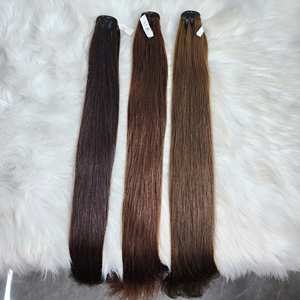 Paquetes de Cabello Humano 100% Natural Liso Color Marrón a Precio Mayorista - Product Image 3