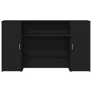 Mostrador de Recepción de Madera de Roble Negro de Ingeniería, 70.9x19.7x40.7 Pulgadas, Muebles de Oficina Elegantes y Duraderos - Product Image 5