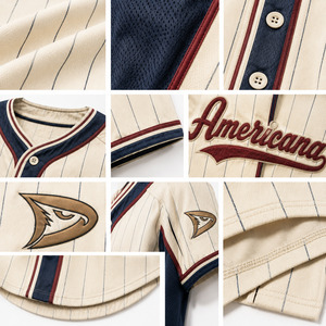 Camiseta de Béisbol Antibacteriana con Estampado Personalizado para Hombre, OEM, de Secado Rápido, con Botones, Uniforme de Equipo de Softbol, Deportivo, de Alta Calidad - Product Image 6