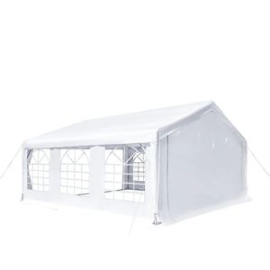 "20FT X 20FT Heavy Duty <b>PVC</b> Party Tent W/ Removable Sidewalls & <b>Roll</b> Doors PE Tarpaulin Fabric 6FT 6" Overhead 10F" - Product Image 5