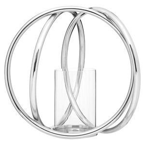 Porte-bougie carré en argent, support à bougie moderne en métal et verre pour une décoration élégante de la maison, éclairage de table, support de luxe pour la maison - Product Image 6