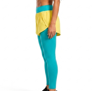 Outerwear Best Stylish <b>Shorts</b> With <b>Leggings</b> Outdoor Wear Fashionable Good Quality Elastic Waist Yoga <b>Legging</b> For Women's - Product Image 3