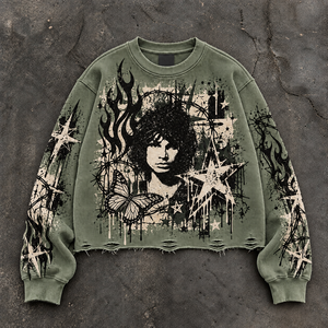 Custom Vintage Graphic <b>Hooded</b> <b>Fleece</b> Pullover Sweatshirt Regular Fit Distressed Long Sleeve Solid Pocket Winter Breathable - Product Image 6