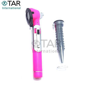 Set de Examen de Otoscopio de Fibra Óptica, Mini Otoscopio de Bolsillo Portátil de Color Rosa, Iluminación LED Brillante, Ligero - Product Image 3