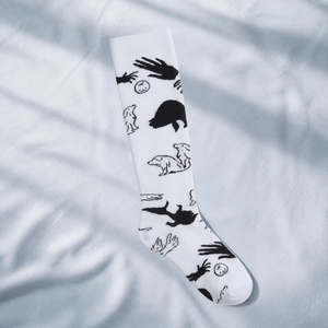 Calcetines de compresión médicos ODM personalizados 30-40mmHg hasta la rodilla, tejidos, delgados, transpirables y absorbentes del sudor, mangas de compresión para pantorrillas - Product Image 1