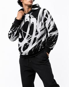 Men Hoodie Solid Hooded Sweatshirt Regular Fit Casual Pullover Pocket Sublimation Design Knitted 100% Cotton Fleece <b>Raglan</b> - Product Image 6