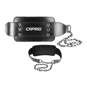 Custom Genuine Leather Dip <b>Belt</b> for Weightlifting with Heavy Duty Steel <b>Chain</b> Gym Strength Training <b>Belt</b> OEM ODM Wholesale - Product Image 1