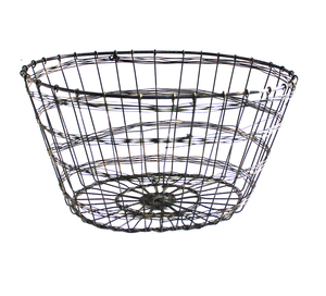 Panier en métal rond personnalisé pour le rangement de la cuisine, accessoires de cuisine et présentoir décoratif pour comptoir - Product Image 2