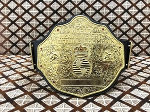 เข็มขัดแชมป์ MMA รุ่นไลท์เวท Big Gold - สีและโลโก้ปรับแต่งได้ เอวสูง 1 ชิ้น - Product Image 1