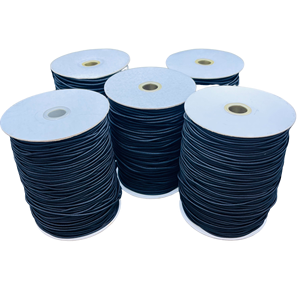 White Braided Nylon Drawcord 16 Strand Round Cord for <b>Bags</b> High Tenacity Sewing Cords - Product Image 5