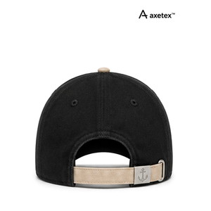 Axetex Unisex <b>Baseball</b> <b>Cap</b> <b>Black</b> Beige Embroidered Harbor Brew Coffee Co Logo Casual Spring Summer 100% Cotton Breathable - Product Image 3