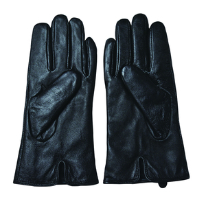 Leather Gloves Wrist Length Plain Style Thermal Faux <b>Fur</b> Lining Winter Warmth Outdoor Daily Use - Product Image 2