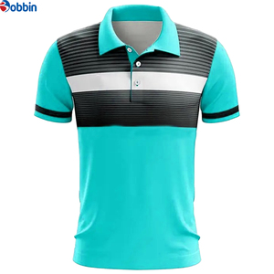 Polo de Hombre a Rayas Rojas de Alta Calidad, Manga Corta, Tejido Transpirable, Diseño Casual, Bloques de Color, Estampado Digital - Product Image 4