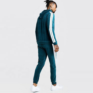 New Arrival Customize Logo Sportswear <b>Men's</b> Solid Color Windbreaker Tracksuit With Side Zipper Pocket Tracksuit for <b>Men</b> - Product Image 4