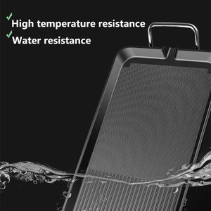 <b>BBQ</b> <b>Grill</b> & Griddle Table Pan Smokeless Household Cooking with Durable Metal Aluminum Griddles - Product Image 3