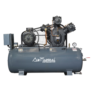 Compresseur d'air industriel à piston avec réservoir de stockage, compresseur à piston robuste pour usage en usine, atelier et production. - Product Image 3