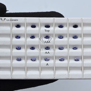หินอิโอไลต์ธรรมชาติขนาด5มม. 3มม. AAA พลอยรักษาคริสตัลจาก iolite ที่ได้รับการรับรองจาก iolite - Product Image 1