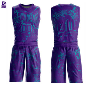 Hot Selling Lightweight Breathable Basketball Uniform Set Custom Colors Logo Sublimation Transfer Print Fully Sublimated Custom - Product Image 1