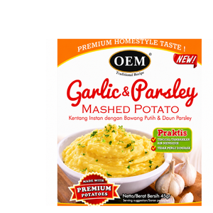 Poudre d'assaisonnement pour purée de pommes de terre à l'ail et à la persil, avec des herbes aromatiques savoureuses et une <span class=keywords><strong>saveur</strong></span> crémeuse, pour les applications en restauration - Product Image 2