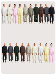 กางเกงวอร์มผ้าฟลีซสำหรับผู้ชายกางเกงวอร์มผ้าคอตตอนแบบเปิดกระชับผสม - Product Image 3