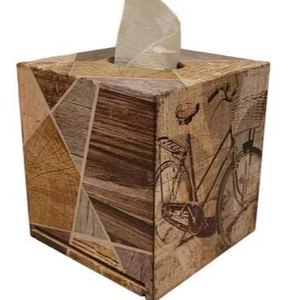 Boîte à mouchoirs carrée imprimée pour hôtel, mariage, décoration de table, distributeur de mouchoirs - Product Image 1