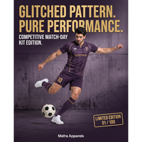 Orijinal 160GSM Poli-Blend Aeroready Futbol Forması Özel OEM Toptan Fabrika Avangart Erkek Profesyonel Futbol Takımı Üniforması