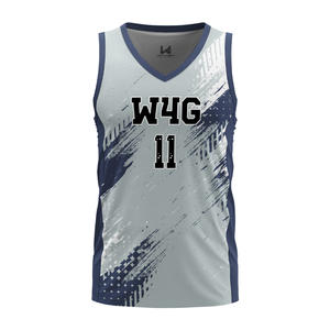Uniformes de Baloncesto Personalizados para Hombre, Tallas Grandes, Transpirables, que Absorben la Humedad, Impresos por Sublimación, 100% Poliéster - Product Image 2