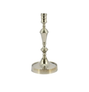 Modern Gold Plated Candle Holder with Transparent Glass <b>Hurricane</b> for Elegant Restaurant and Cafe Decor - Product Image 4