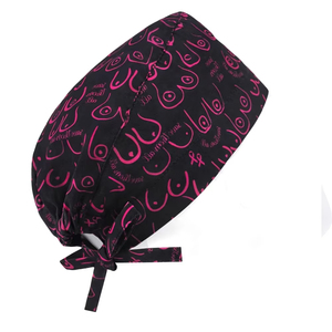 Breathable Woven Cotton Surgical <b>Caps</b> <b>Scrub</b> Hats for Beauty Salons Pet Hospitals Dentists and Nurses Custom Designs - Product Image 5