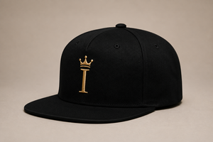 Gorra Snapback Personalizada al por Mayor con Bordado 3D Dorado, Logotipo de Corona, Sarga de Algodón Negra, Estilo Hip Hop, Visera Plana, 5 Paneles, Alta Calidad - Product Image 2