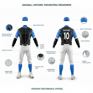 Custom Made Practice Baseball Team Uniforms Breathable Jersey Pants Set for Training Matches and Tournament Player Uniform - Product Image 2