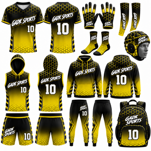 Ensemble d'uniformes de football 7 contre 7 avec tissu léger et confort athlétique de niveau professionnel, uniforme de football 7 contre 7 personnalisé - Product Image 2