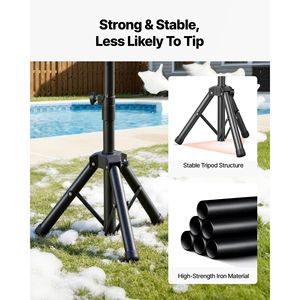 Máquina de Espuma con Oscilación Automática y Luces LED de 3 Colores, Estructura Triangular, Ventilador de Burbujas para Fiestas - Product Image 6