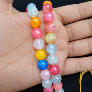 Natural Onyx Round Faceted <b>Beads</b> Round Loose <b>Beads</b> Wholesale Natural <b>Stone</b> <b>Beads</b> Ideal for DIY Jewelry Making - Product Image 1