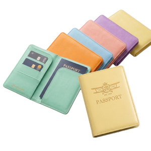 Porta Pasaportes Portátil con Múltiples Ranuras para Tarjetas, Logotipo Personalizado, Accesorios de Viaje de Cuero para Regalos Promocionales - Product Image 5