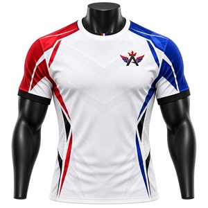 Maillot de football moderne conçu avec un tissu résistant, des coutures soignées et des panneaux respirants offrant un confort optimal pendant l'entraînement - Product Image 1