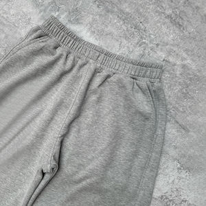 2026 Custom Street Wear Outdoor Casual Men's Oversize Sweatpants to Lengthen Pure 100%Cotton Low Waist flare Sweat Pants for Man - Product Image 5