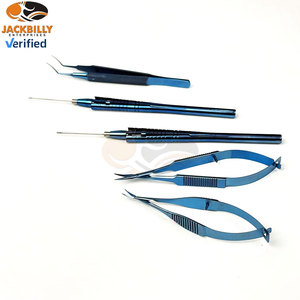 Juego de Instrumentos Quirúrgicos Oftálmicos Manuales Personalizados de Acero Inoxidable Básico, Certificados por la CE y Cumplen con la Normativa MOL, para Cirugía de Cataratas - Product Image 3