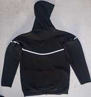 Nouvelle veste de survêtement 2026 en molleton à capuche, pull en coton multicouche avec fermeture éclair, veste réfléchissante adhésive pour l'automne, ensemble technique
