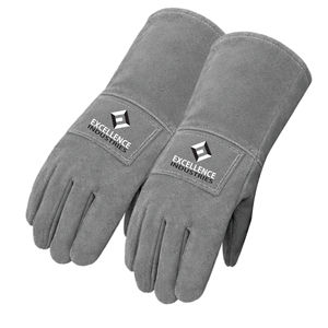 Guantes de Soldadura Resistentes al Calor y Antideslizantes, Guantes de Seguridad de Cuero de Alta Resistencia, Personalizables para Trabajos Industriales y Metálicos - Product Image 2