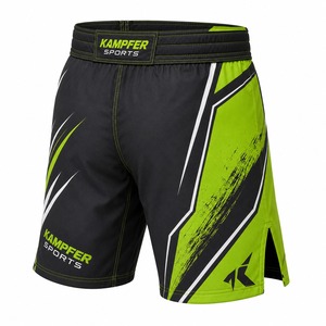 Pantalones Cortos MMA KAMPFER INDUSTRIES 2026 de Alta Calidad para Hombre, Tela Elástica de Poliéster y Spandex, Transpirables y de Secado Rápido para Entrenamiento de Lucha UFC - Product Image 5