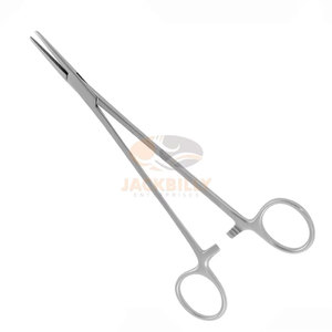 Pince à artères droite Halsted Premium 18,0 cm, manuelle, en acier inoxydable, instrument chirurgical de serrage et d'hémostase, certifiée CE - Product Image 4