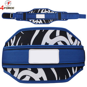 Ceinture de musculation robuste en néoprène avec fermeture auto-agrippante réglable et soutien dorsal rembourré pour l'haltérophilie et l'entraînement de force - Product Image 3