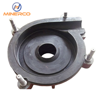 Minerco Chine Fabricant de revêtements de volutes pour pompes à boues minières, Pièces d'usure pour pompes industrielles, Composants de pompes, Garantie 1 an, OEM/ODM