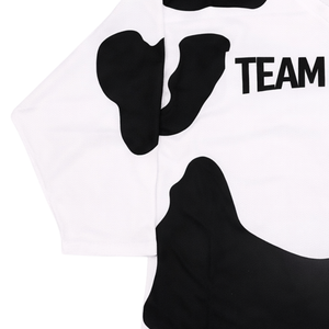 Maillot de hockey sur glace personnalisé |   Motif unique à imprimé vache - Personnalisez le nom et le numéro de votre équipe - Vêtements de sport sublimés respirants - Product Image 4