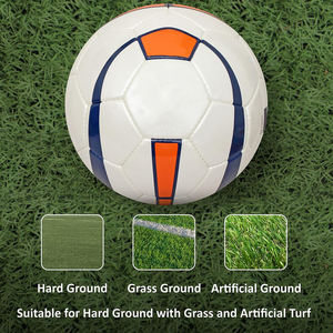 Ballon de football personnalisé de qualité supérieure en cuir PU, construction cousue, 32 panneaux, fabriqué au Pakistan, taille 5 - Product Image 4