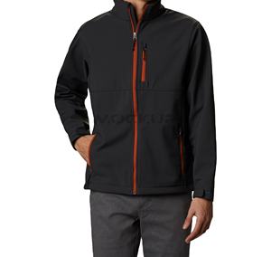 Chaqueta de concha suave de invierno para hombre, forro polar transpirable, impermeable, para exteriores, cuello levantado, abrigo barato y acogedor SOFTSHELL - Product Image 1