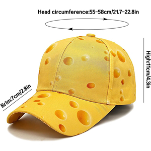 Casquette de baseball décontractée unisexe multi-panneaux en sergé, respirante et imperméable, à motifs lettres/animaux réglables, de la marque IRON MARK INDUSTRIES - Product Image 6
